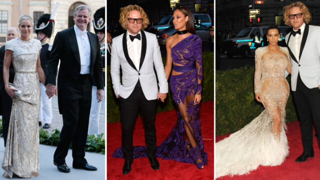 FLOTTE KJOLER: I selve vielsen til prinsesse Madeleine og Chris ONeill, viste Celina derimot mindre hud da hun ankom med Tor Olav Trøim (t.v). Den ultrasexy, hvite kjolen hun var iført kvelden før var signert Peter Dundas (t.h). Til årets MET-galla designet han sexy kjoler for modell Jourdan Dunn og realitystjerne Kim Kardashian. Foto: NTB Scanpix FLOTTE KJOLER: I selve vielsen til prinsesse Madeleine og Chris ONeill, viste Celina derimot mindre hud da hun ankom med Tor Olav Trøim (t.v). Den ultrasexy, hvite kjolen hun var iført kvelden før var signert Peter Dundas (t.h). Til årets MET-galla designet han sexy kjoler for modell Jourdan Dunn og realitystjerne Kim Kardashian. Foto: NTB Scanpix